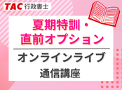 夏期特訓・直前オプション