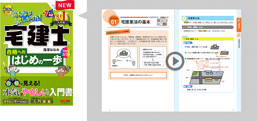みんなが欲しかった！宅建士 合格へのはじめの一歩　無料立ち読み